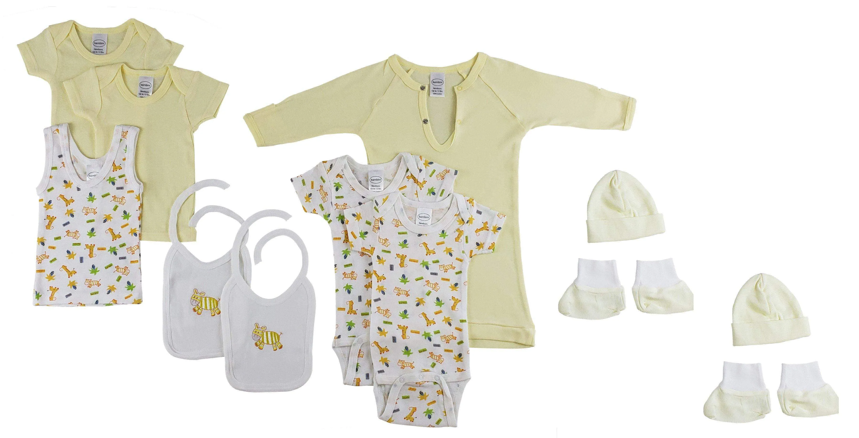 12-Piece Pastel Interlock Hanging Gift Set (NB)