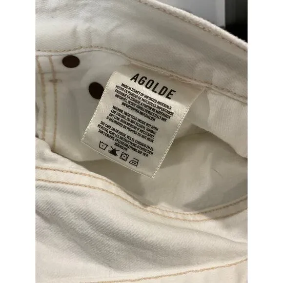 Agolde Riley High Rise Straight Jeans Size 30