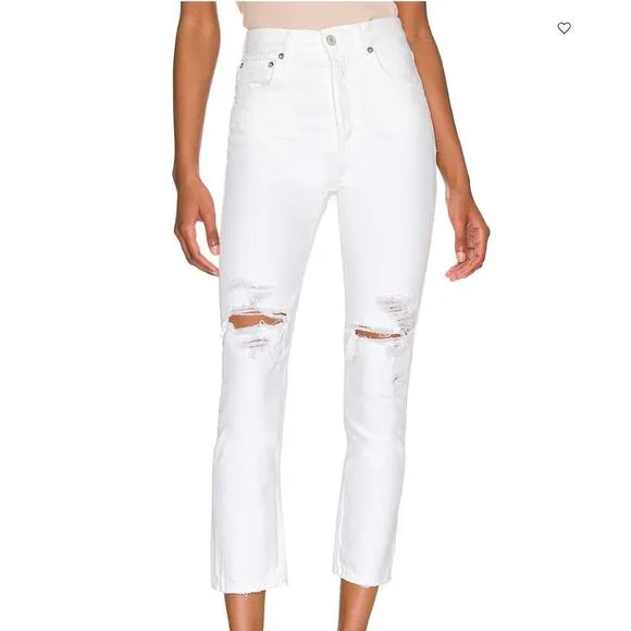 Agolde Riley High Rise Straight Jeans Size 30