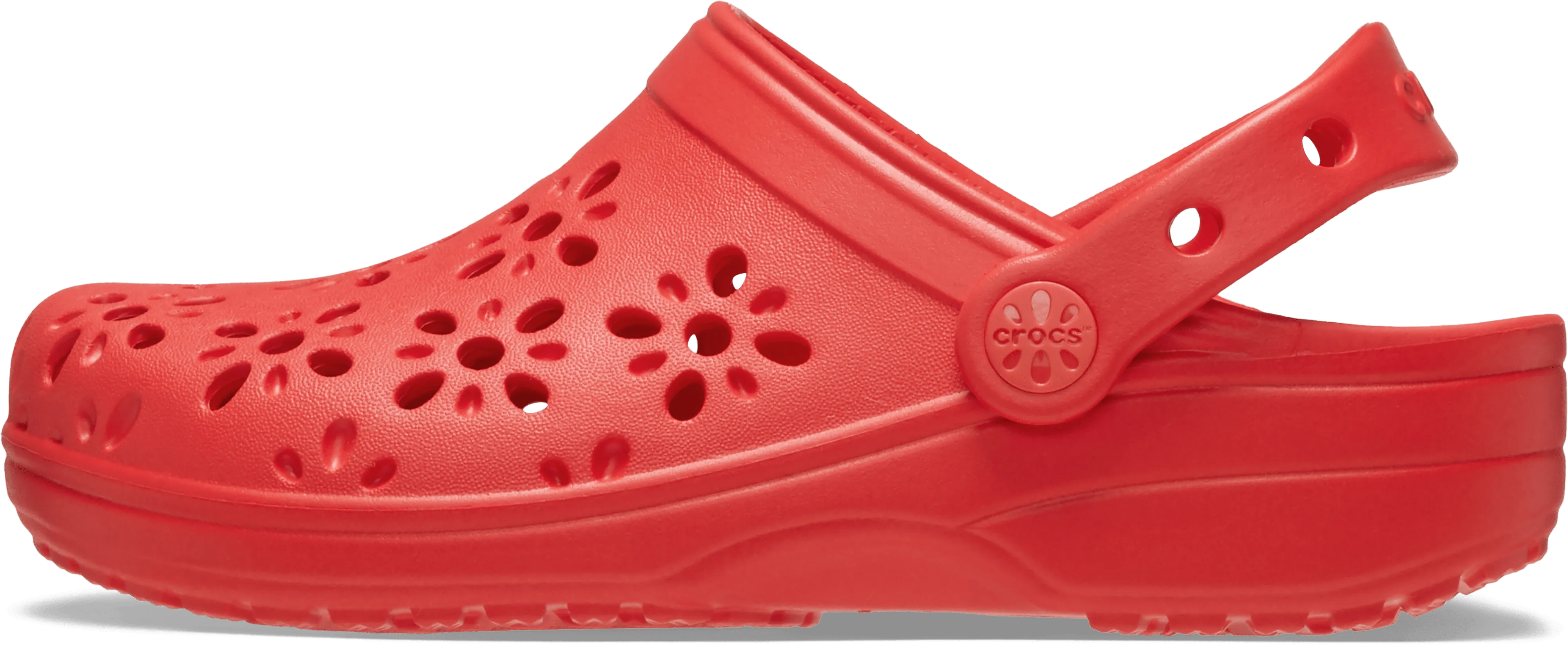 Classic Floral Cut Out Clog Kids (Age 5 )