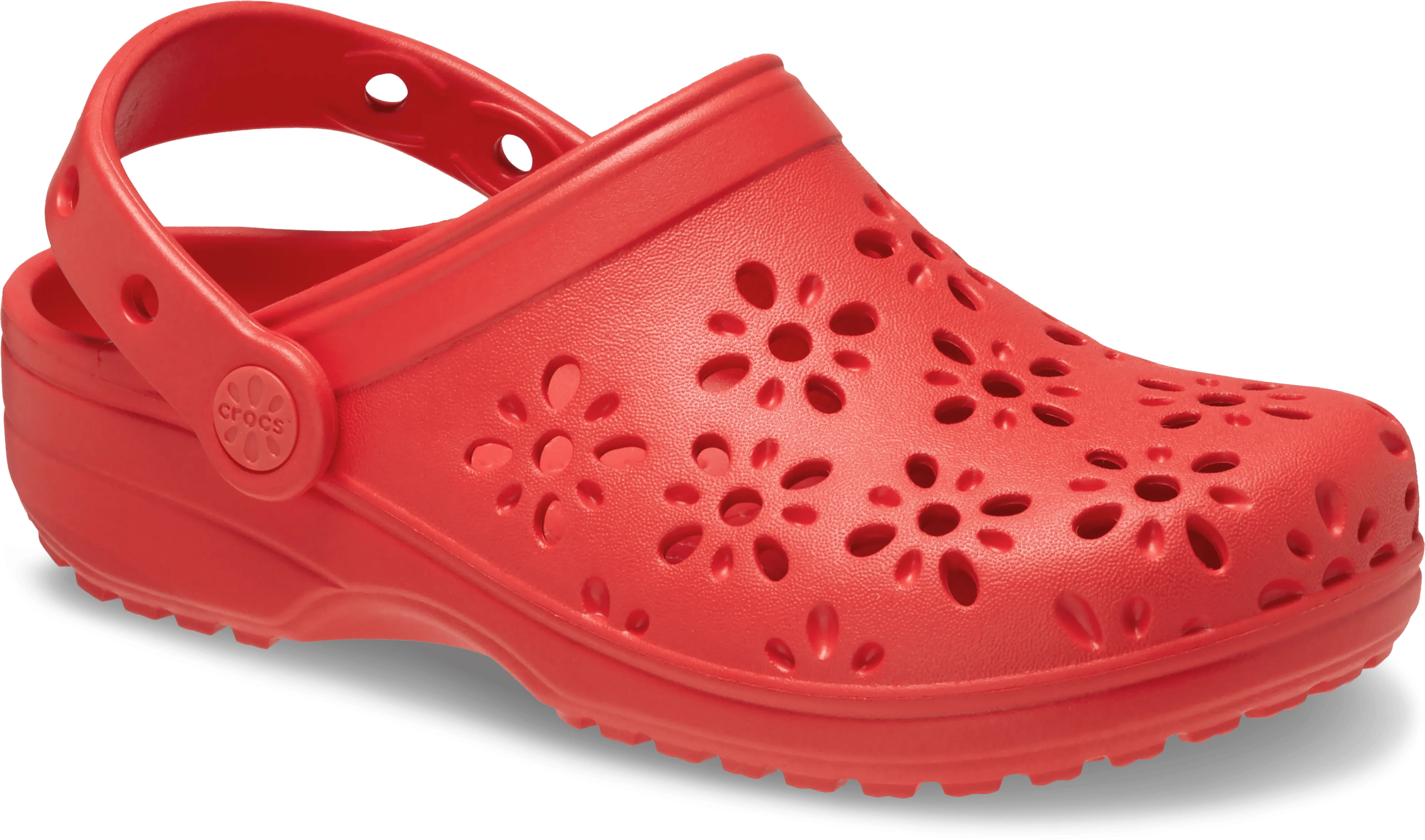 Classic Floral Cut Out Clog Kids (Age 5 )