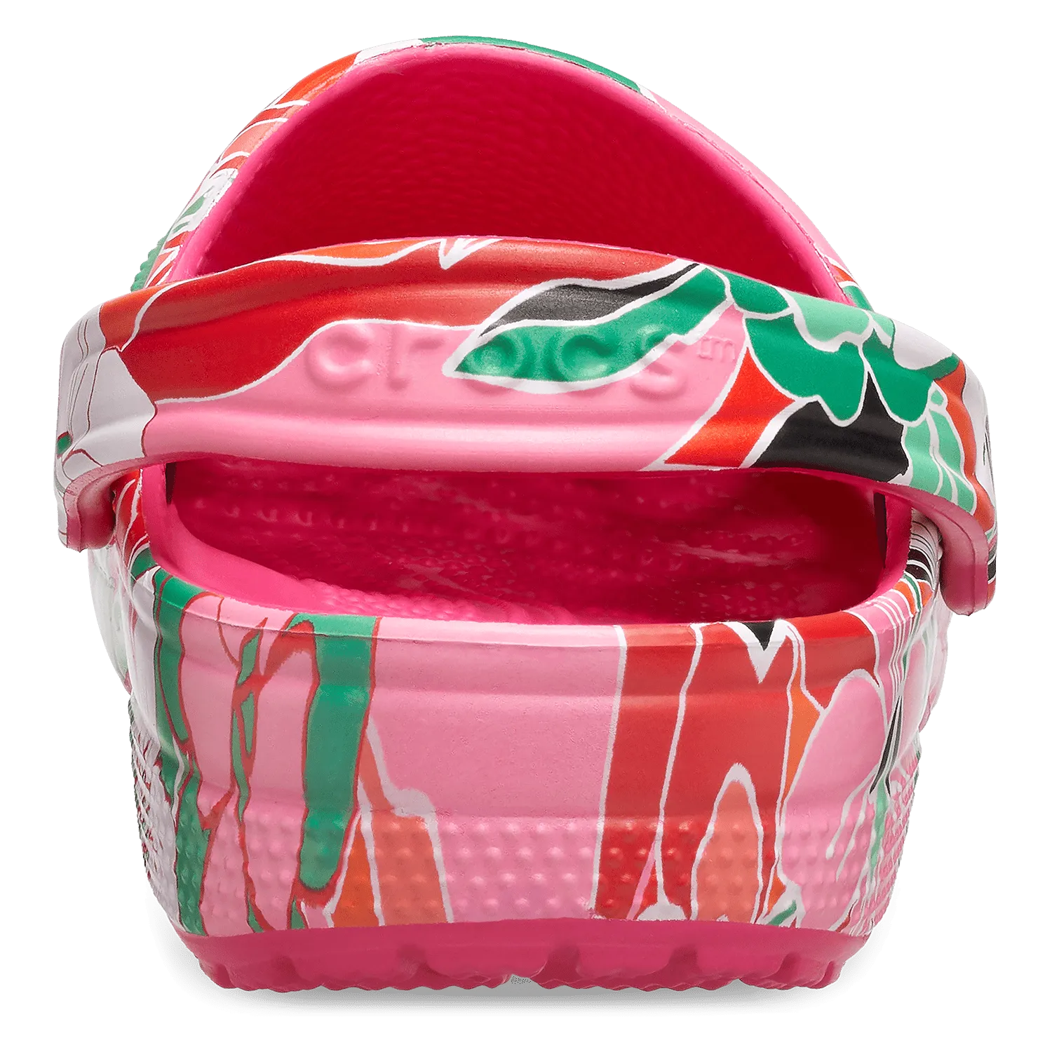 Classic Woodcut Floral Clog