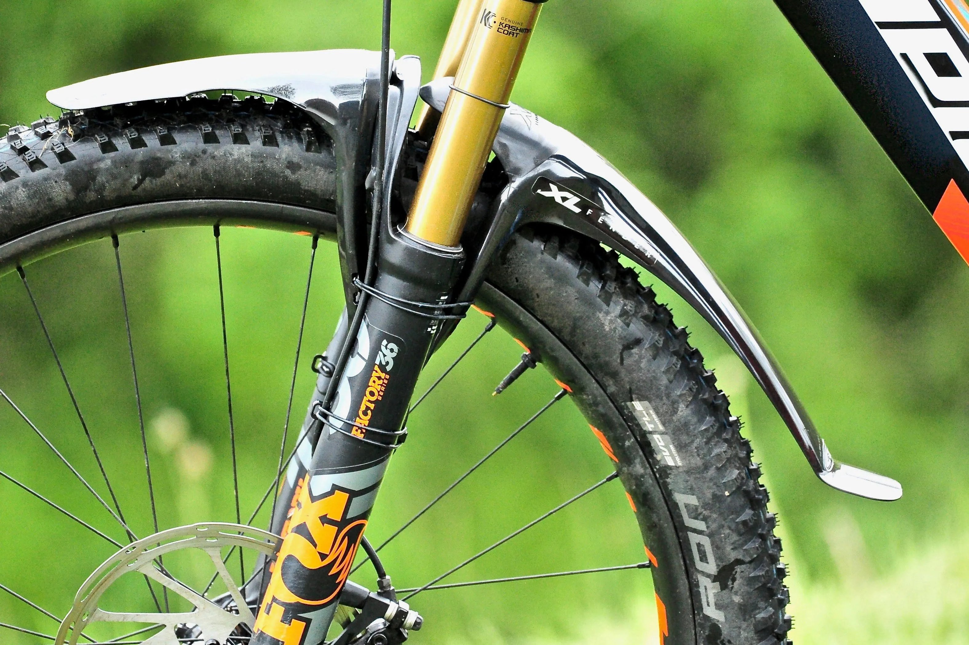 Crud XLF Front Fender Mudguard - Black