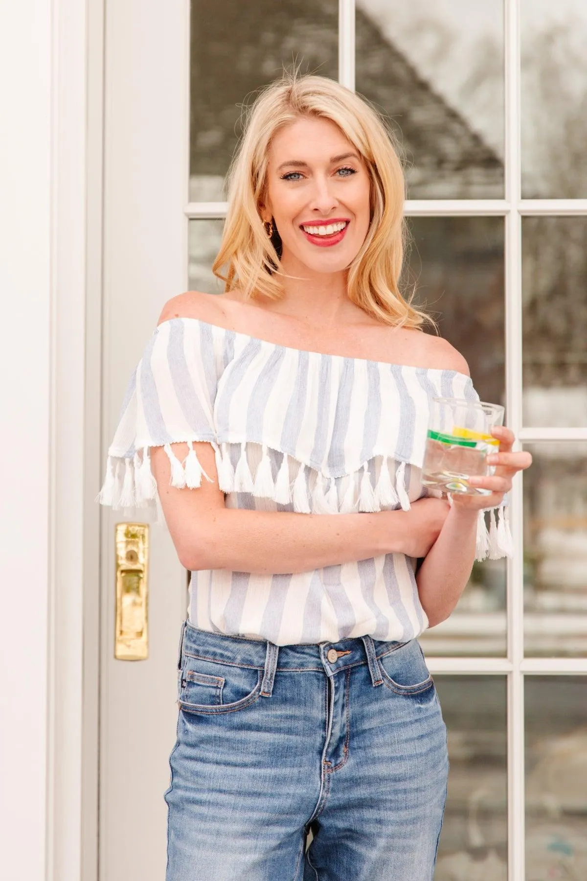 Hazel Blues® | Set Yourself Free Striped Top