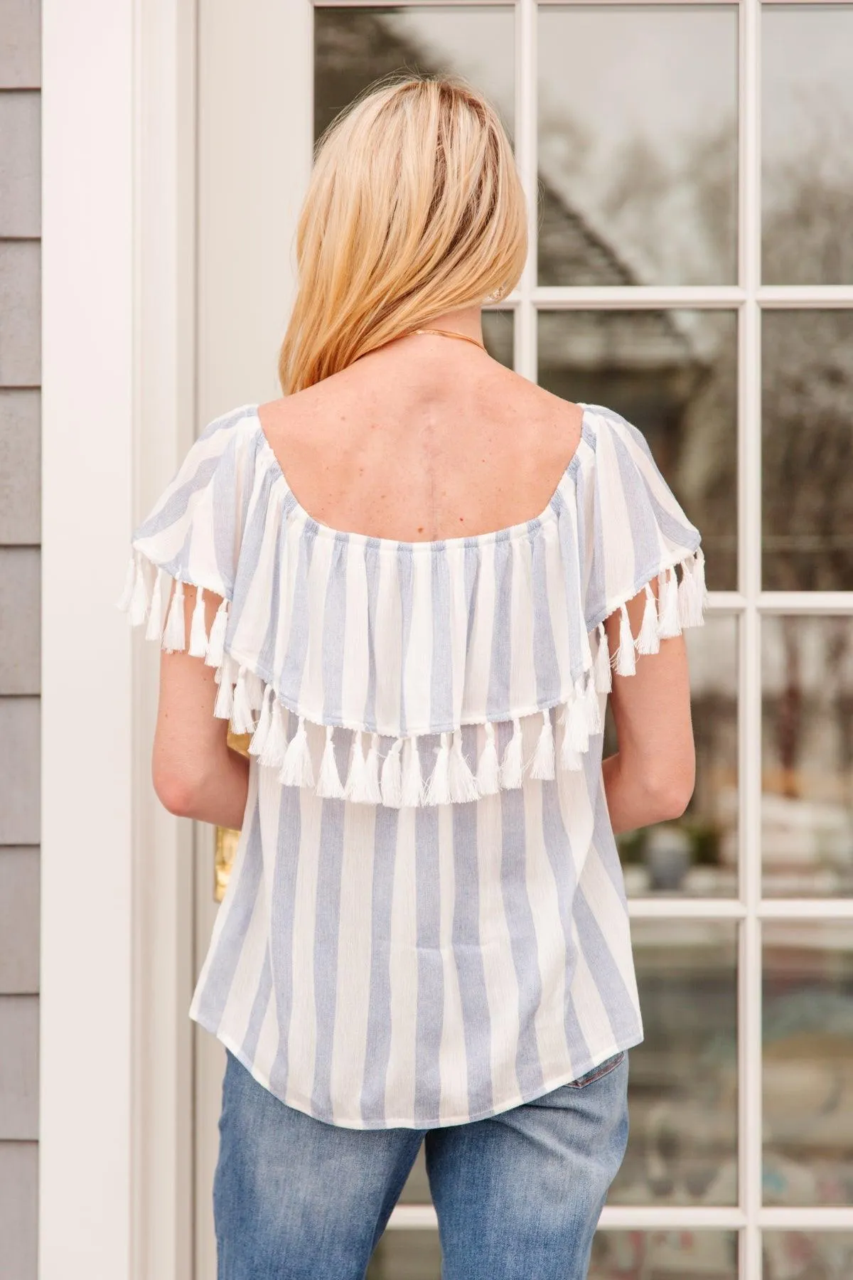 Hazel Blues® | Set Yourself Free Striped Top