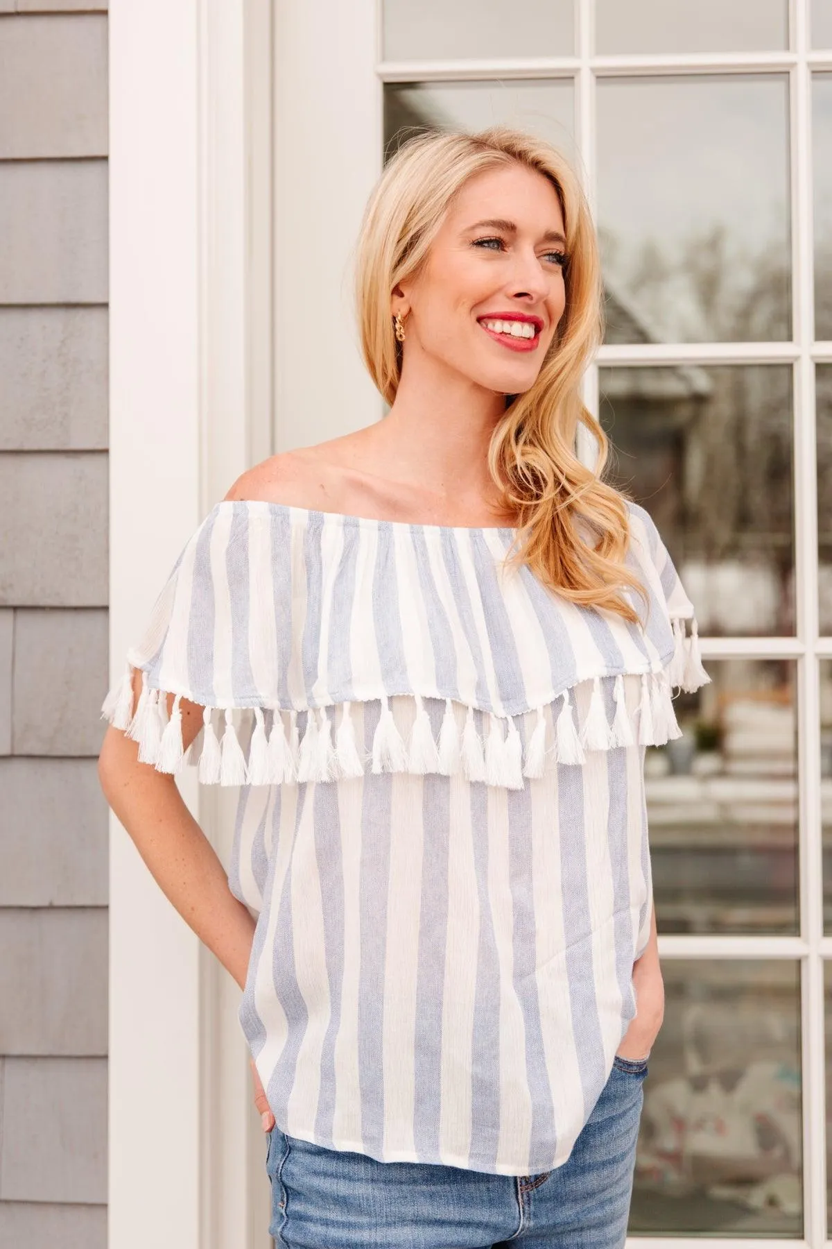 Hazel Blues® | Set Yourself Free Striped Top