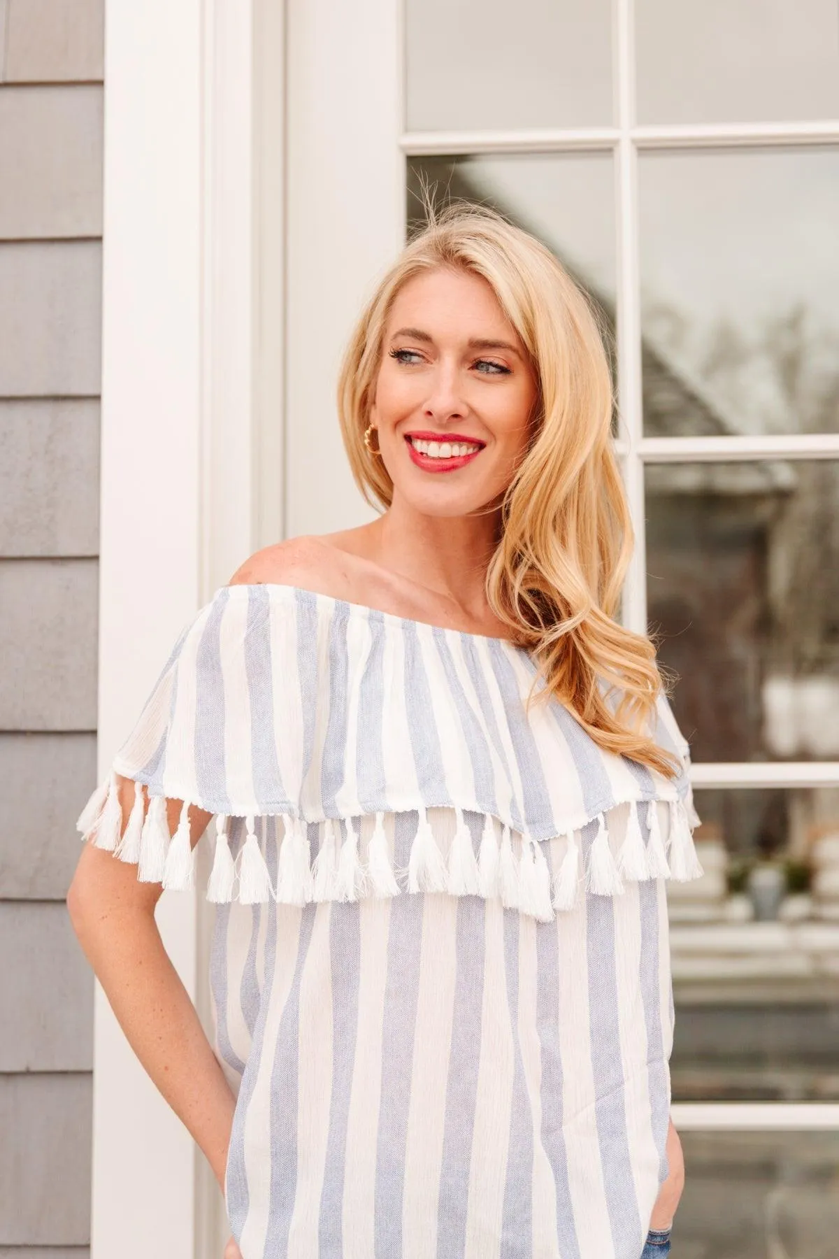 Hazel Blues® | Set Yourself Free Striped Top