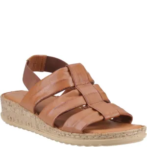 Tan Eden Wide Fit Sandals