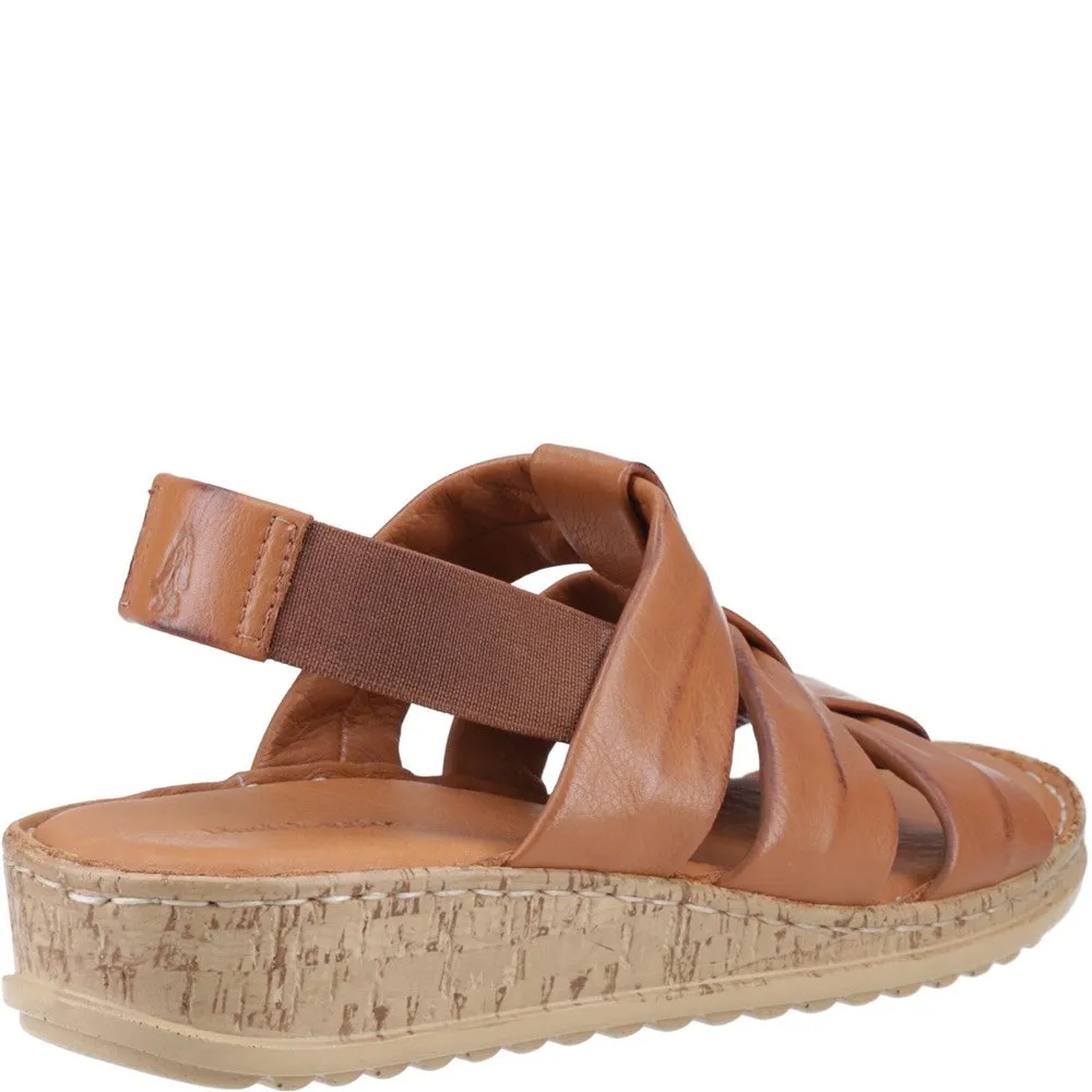 Tan Eden Wide Fit Sandals